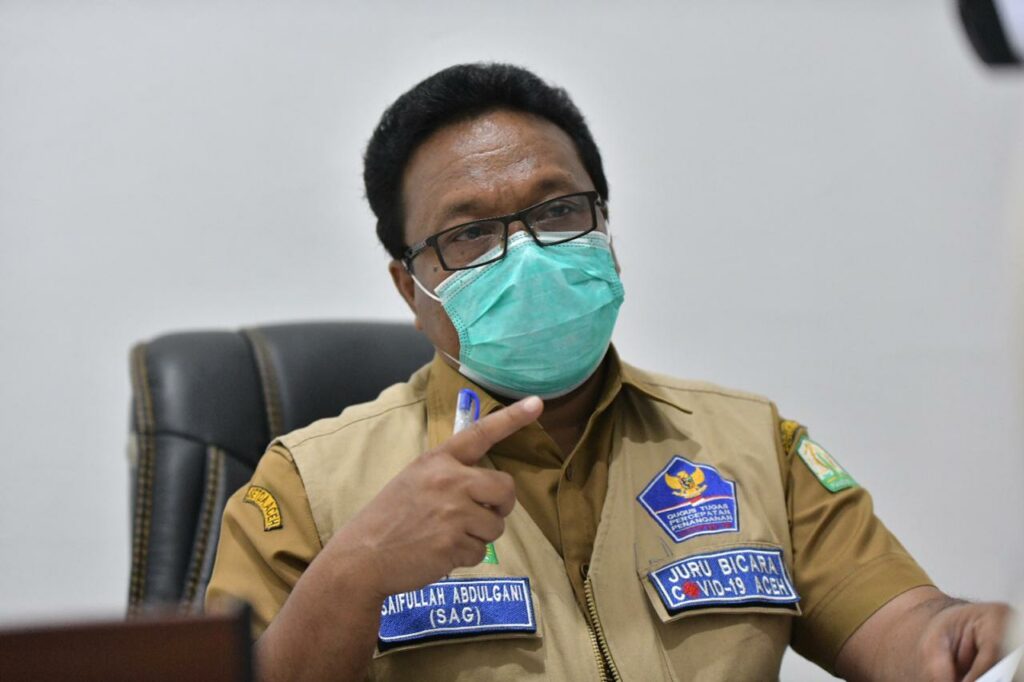 Aceh Bebas Zona Merah Covid-19, Kasus Baru Tambah 237 Orang