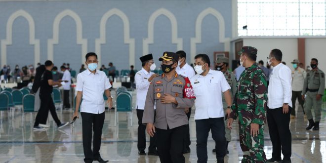 Vaksinasi di Convention Hall Banda Aceh Berjalan Sesuai Protokol Kesehatan