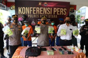 Polres Aceh Utara Tangkap Pengedar 7 Kilogram Sabu