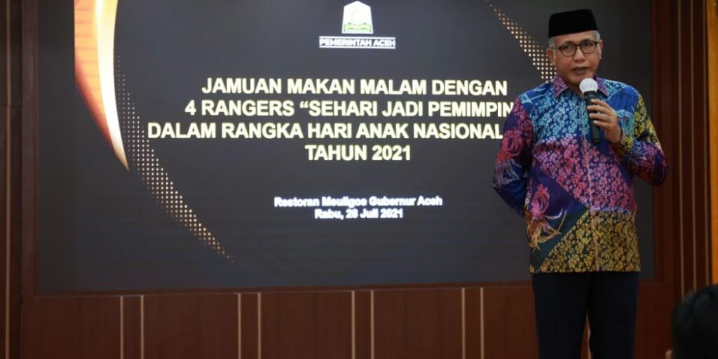 Gubernur Aceh Berbagi Inspirasi Hidup untuk Anak Muda