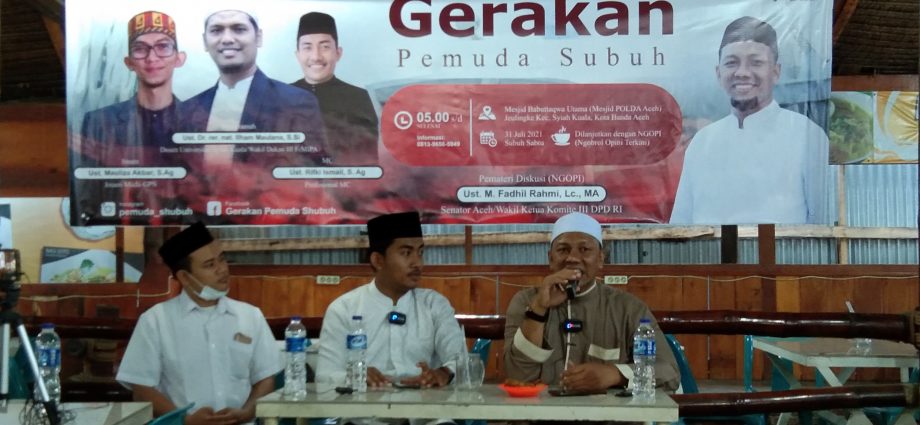 Syekh Fadhil Rahmi Bahas Qanun LKS di Gerakan Pemuda Subuh