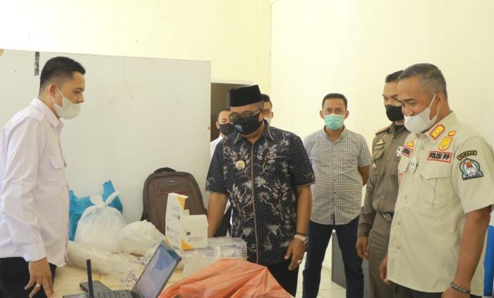 BNNK Tes Urine 206 Satpol PP dan WH Aceh Barat