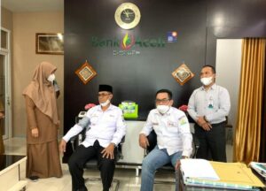 Bank Aceh Bireuen Donasi 150 Kantung Darah