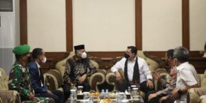 Gubernur Sambut Kapolda Aceh di Bandara SIM