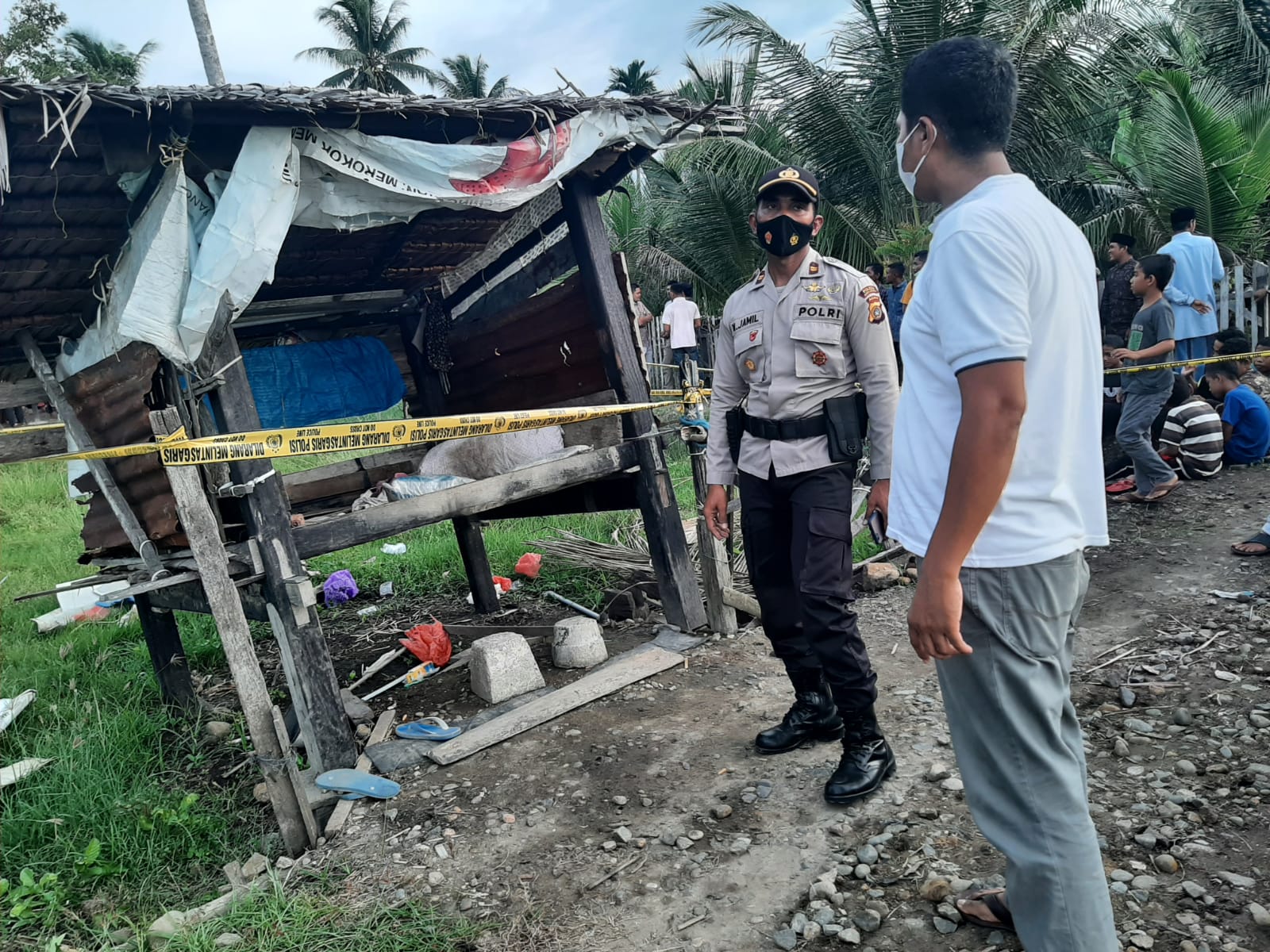 Seorang Kakek di Aceh Utara Meninggal di Gubuk Dengan Bekas Jeratan di Leher