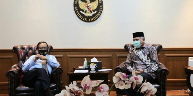 Gubernur Aceh Minta Menkopolhukam Bantu Perpanjangan Dana Otsus