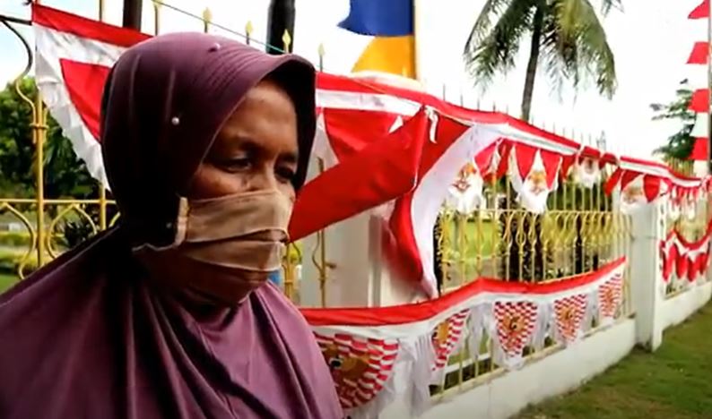 Penjual Bendera Keluhkan Penurunan Omset Ditengah Pandemi