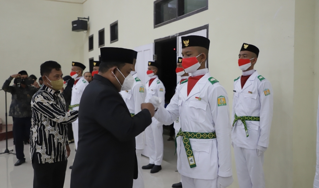 Sekdakab Kukuhkan Paskibraka Aceh Besar