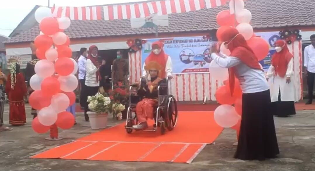 Meriahkan HUT RI, Siswa SLB Abdya Ikut Perlombaan Fashion Show