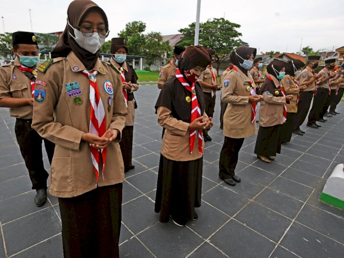Jokowi: Anggota Pramuka Harus Jadi Pelopor Kedisiplinan Protokol Kesehatan