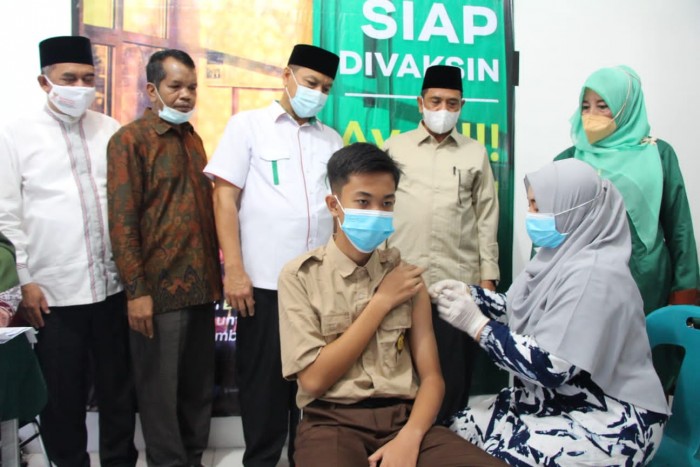 Kantongi Izin Wali, MAN Model Banda Aceh Vaksin 120 Siswa Madrasah