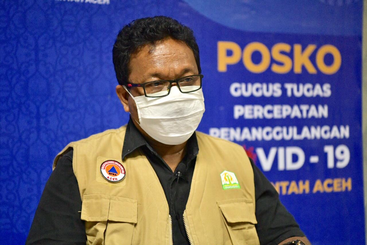 Jubir Covid-19 Aceh: Tren Angka Kesembuhan Lebih Tinggi Dari Pasien Terinfeksi