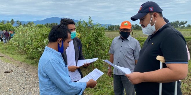 DPMG Verifikasi Lahan Gampong Terdampak Pembangunan Tol di Aceh Besar