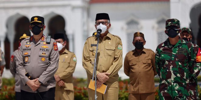 Gubernur Aceh bersama Forkopimda Tinjau Jalannya Vaksinasi Merdeka