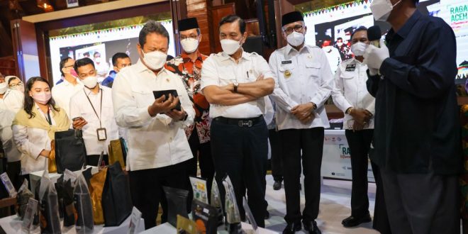 Gubernur Aceh Promosikan Arabika Gayo Didepan Menko Luhut