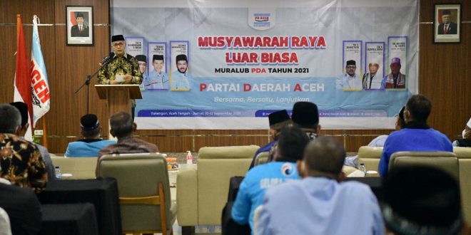 Gubernur Aceh Sampaikan Enam Peran Penting Parpol Dalam Kehidupan Bernegara