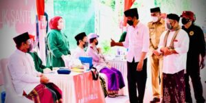 Presiden Berikan Apresiasi Kepada Ponpes Yang Mendukung Vaksin Santri