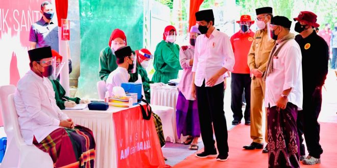 Jokowi Ajak Semua Pihak Lindungi Santri Dari Covid-19