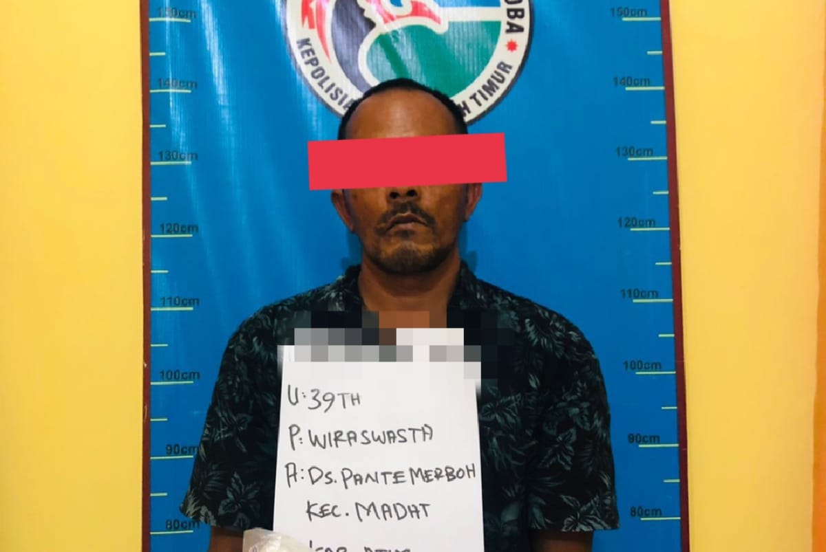 Apes, Pria Aceh Timur Diringkus Polisi Saat Bawa 1 Kilogram Sabu