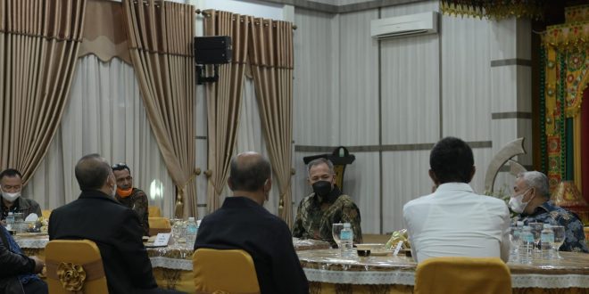 Gubernur Terima Silaturahmi Rombongan Sesjen Wantannas