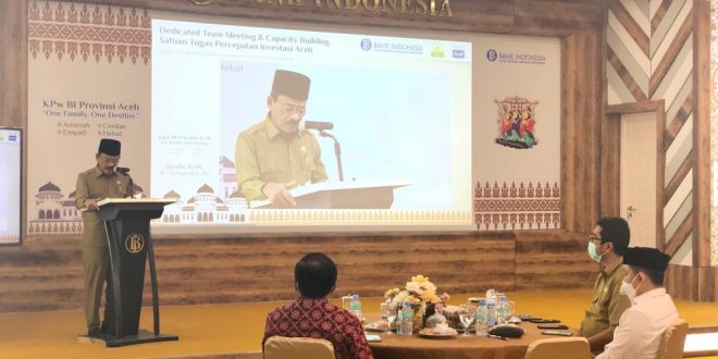 Asisten II Buka Meeting Satgas Percepatan Investasi Aceh