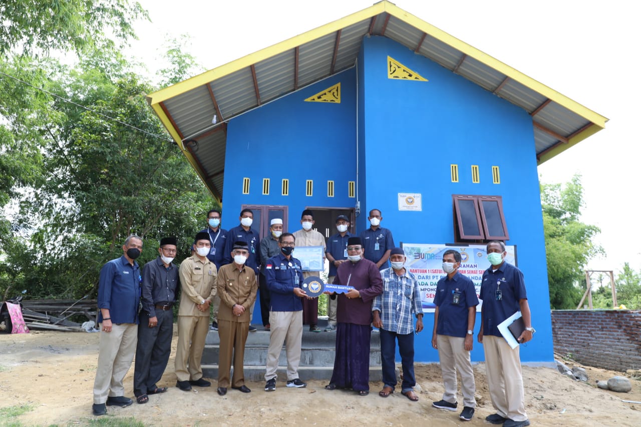 Bupati Aceh Utara Hadiri Serah Terima Kunci Rumah Bantuan PT PIM untuk Guru Dayah