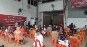 Biro Ops Polda Aceh Gelar Vaksinasi Massal di Vihara Dharma Bhakti