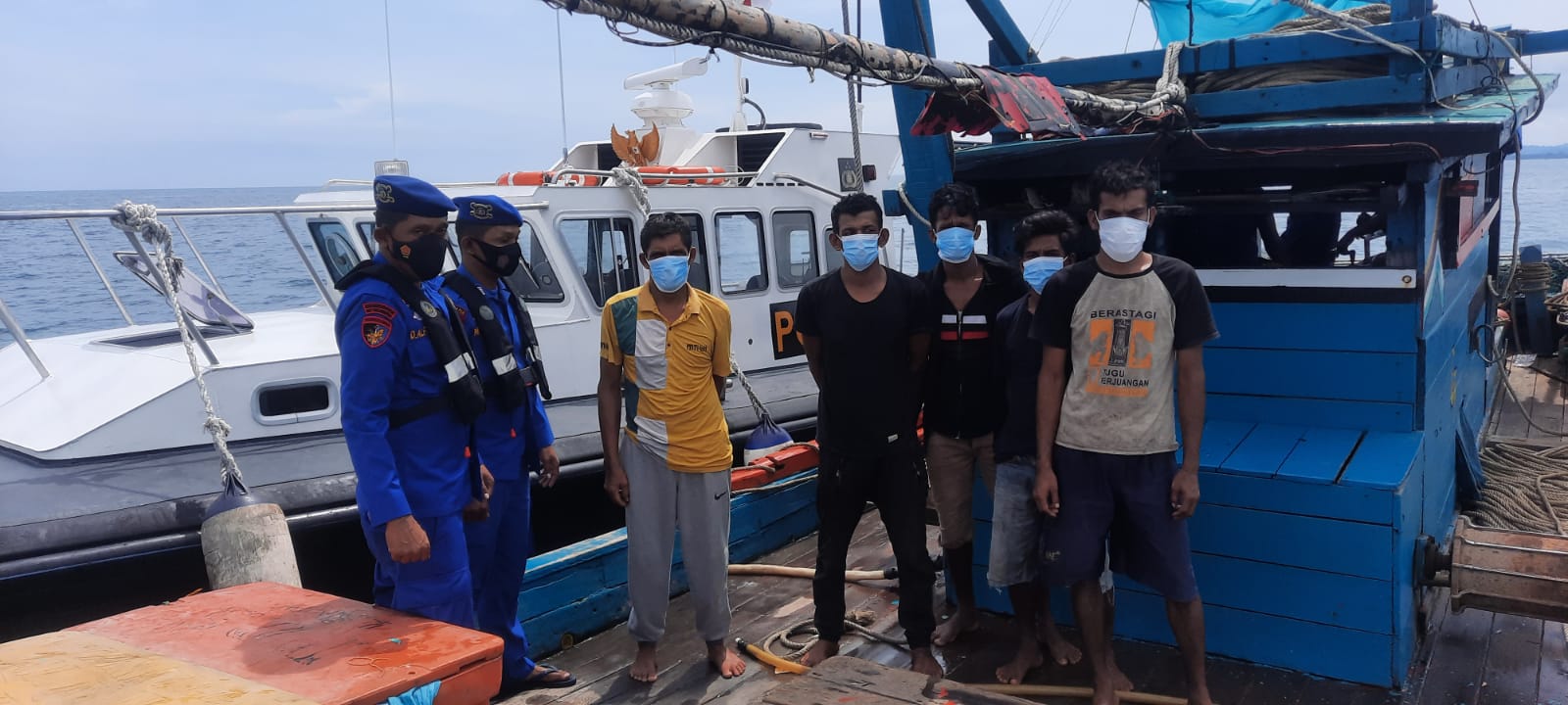 Tangkap Ikan Pakai Pukat Harimau, 1 Unit Kapal dan ABK Diamankan di Aceh Utara