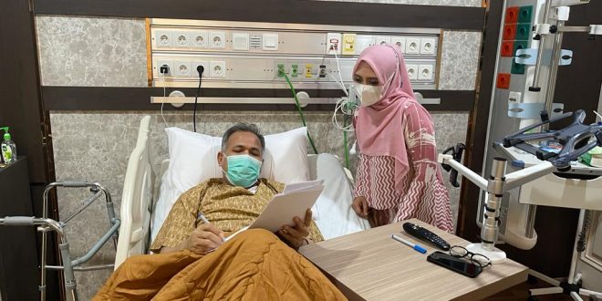 Kondisi Gubernur Aceh Mulai Membaik Pasca Patah Tulang