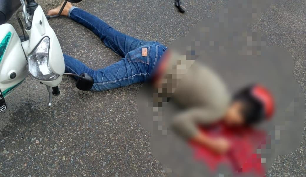 Tergelincir, Seorang Pengendara di Banda Aceh Tewas Mengenaskan