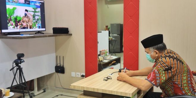 Dibuka Wapres, Gubernur Nova Hadiri Pembukaan ISEF ke-8 Secara Daring Dari RSUZA