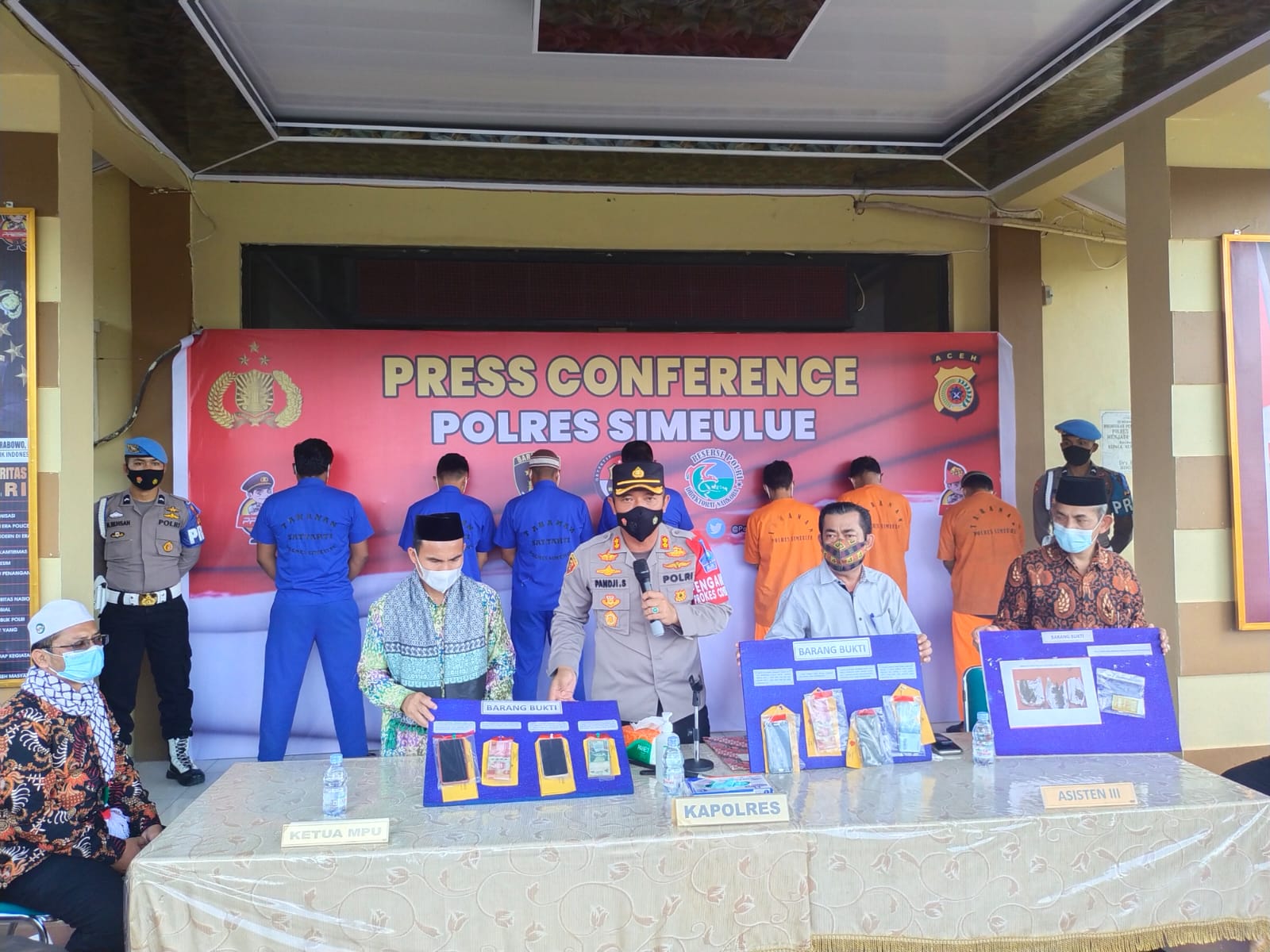 Pengguna Narkoba dan Pemain Judi Online di Simeulue Ditangkap Polisi
