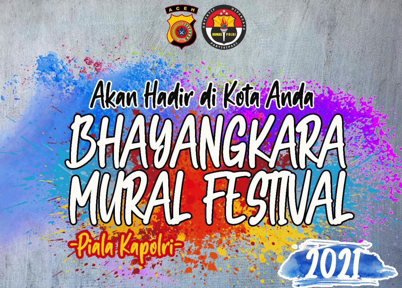 Polisi Adakan Lomba Bhayangkara Mural Festival 2021, Ini Syaratnya