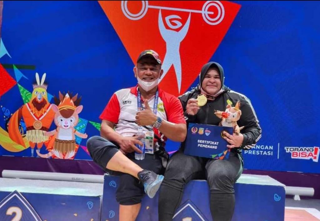 Rekor Baru Nasional, Nurul Akmal Ganjar Emas Untuk Aceh di PON XX