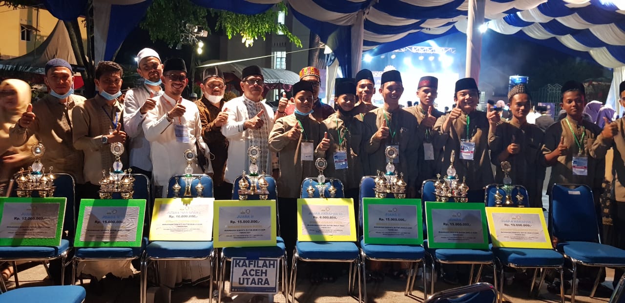Aceh Utara Raih 9 Piala Tetap di MQK II Tahun 2021