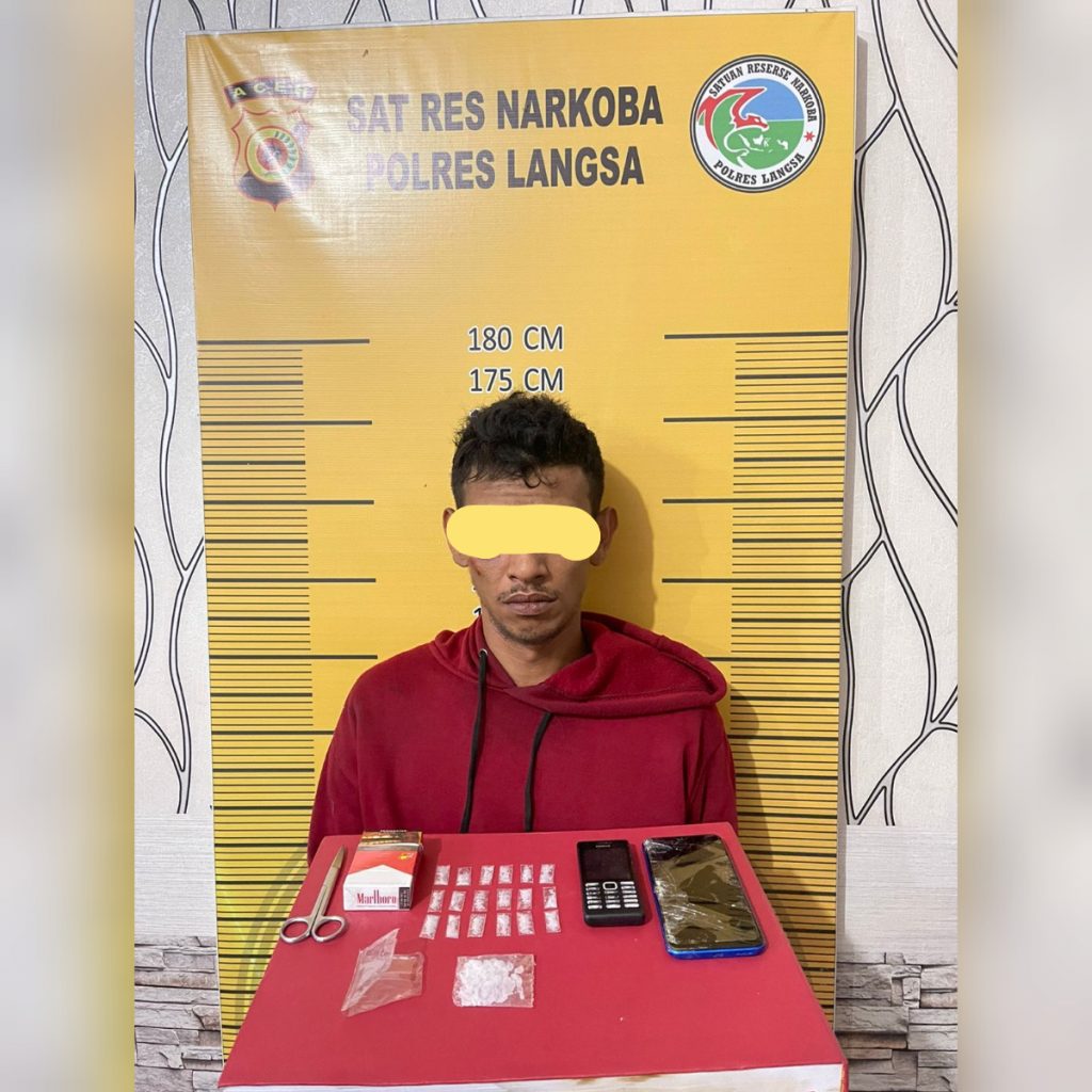 Polres Langsa Kembali Tangkap Pengedar Sabu, 1 Orang DPO