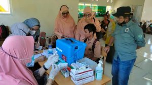 Lima Puluh Persen Pelajar di Simeulue Sudah Vaksinasi Covid-19