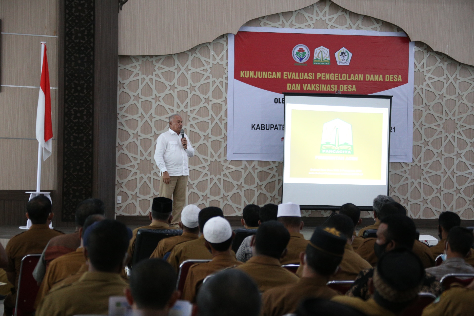 Taqwallah Evaluasi Dana Desa dan Vaksinasi di Aceh Utara