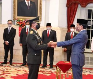 Presiden Jokowi Lantik Jenderal Andika Jadi Panglima TNI