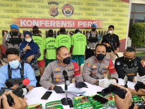 Empat Kurir dan 9 Kilogram Sabu Diamankan Polisi di Lhokseumawe