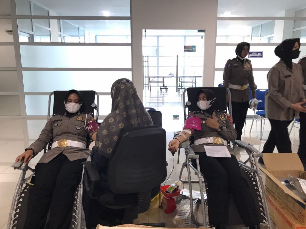 Gelar Donor Darah, Ditlantas Polda Aceh Kumpulkan 69 Kantong Darah
