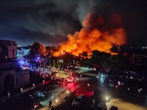 Kebakaran di Lhokseumawe Hanguskan 9 Unit Rumah dan 1 Mobil Avanza