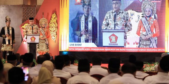 Gerindra Punya Peran Signifikan Dalam Kebijakan Pembangunan Aceh