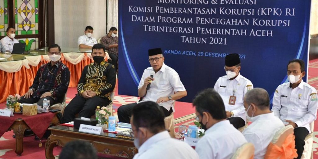 MCP Provinsi Aceh Tahun 2021 Diatas Rata-rata Nasional