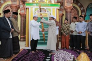 Ramli MS Resmikan Mimbar Baru Masjid Agung Baitul Makmur, Mirip Mimbar Masjid Madinah?