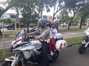 Ditlantas Polda Aceh Edukasi Keselamatan Berlalu Lintas untuk Anak Usia Dini