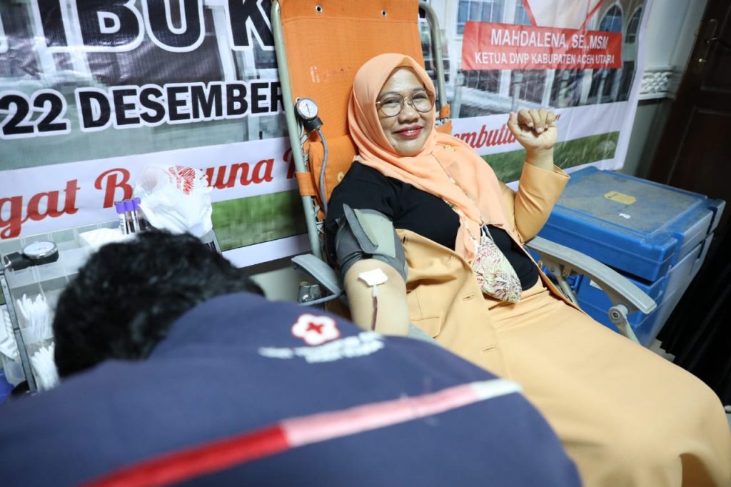 Peringati Hari Ibu ke-93, Dharma Wanita Persatuan Aceh Utara Gelar Donor Darah Peringati Hari Ibu ke-93, Dharma Wanita Persatuan Aceh Utara Gelar Donor Darah