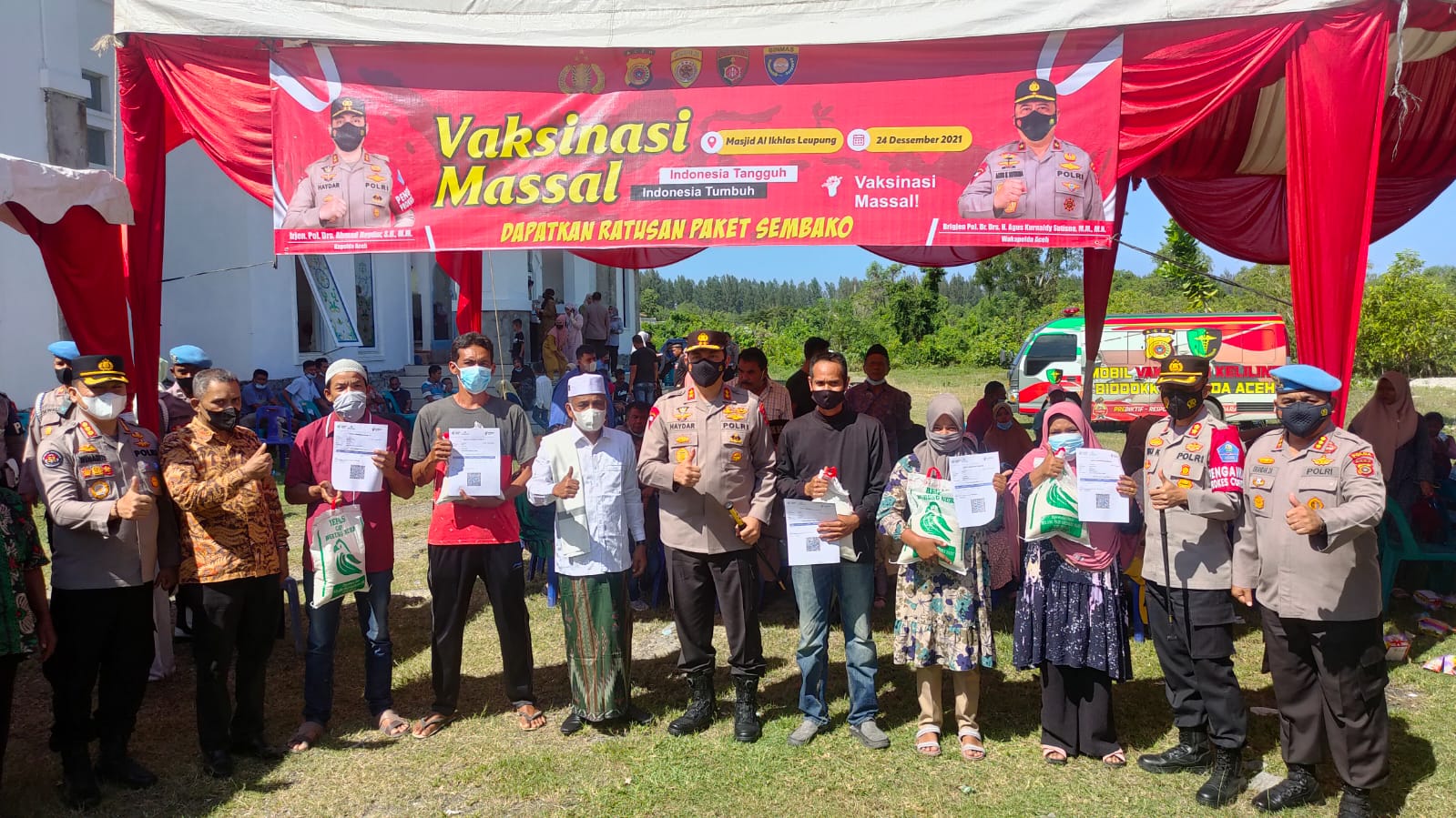 Vaksinasi Polda Aceh Meningkat Secara Nasional