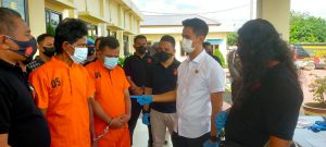 Polisi Tangkap Dua Residivis Curanmor di Langsa, 1 Unit Mobil dan 22 Sepmor Diamankan