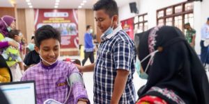 Lagi, 176 Orang Divaksin Covid-19 di Museum Aceh, Total 93.317